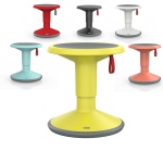 Hocker höhenverstellbar 45 bis 63 cm, Sitzhöheneinstellung per Handschlaufe, Sicherheitsgasfeder 